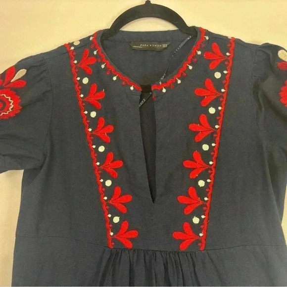 Zara Embroidered Dress - Picture 2 of 11